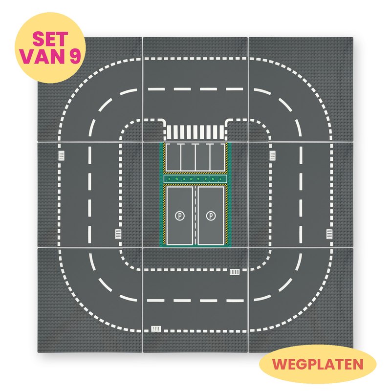 BoomBii wegplaten met parkeerplaats